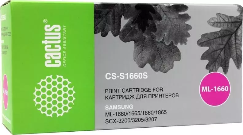Расходный материал для печати CACTUS CS-S1660S D104S черный