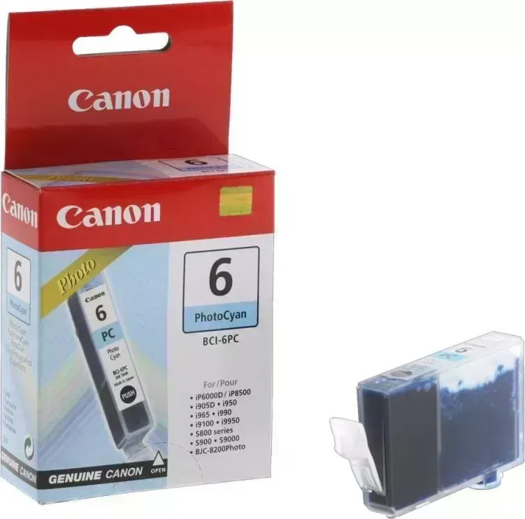 Расходный материал для печати CANON BCI-6 PC светло-голубой (4709A002)