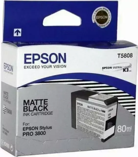 Расходный материал для печати EPSON Stylus Pro 3800 Ink Cartridge (80ml) Matte Black (C13T580800)