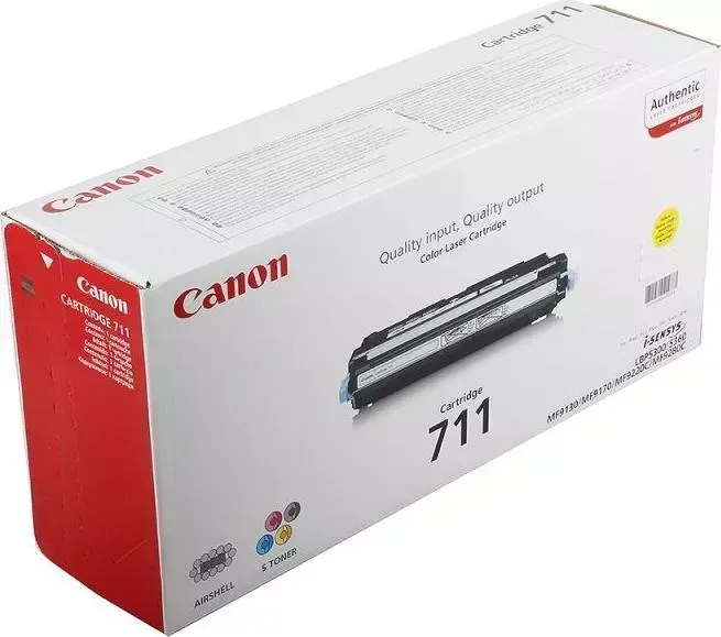 Расходный материал для печати CANON 711 Y желтый