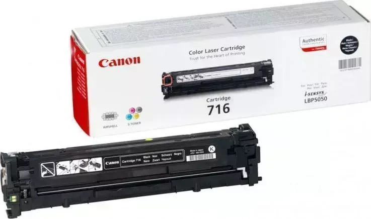Расходный материал для печати CANON 716BK черный