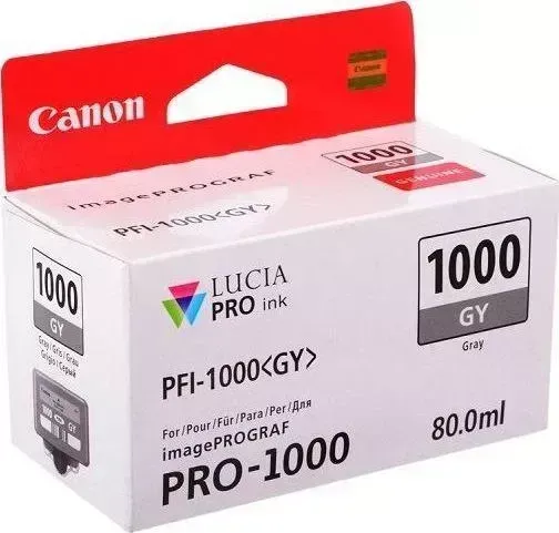 Расходный материал для печати CANON PFI-1000 GY серый