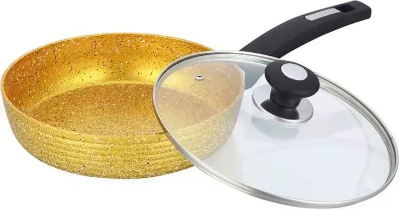 Сковорода BEKKER BK-3797 golden 28см