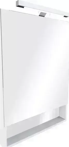 Шкаф ROCA с зеркалом The GAP 800мм белый глянец (ZRU9302887)