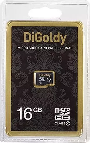 Карта памяти  Digoldy microSDHC 16GB Class10