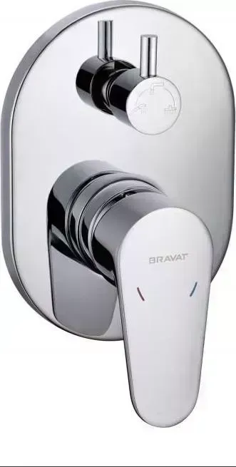 Смеситель для ванны Bravat ELER FB848238CP-3-RUS