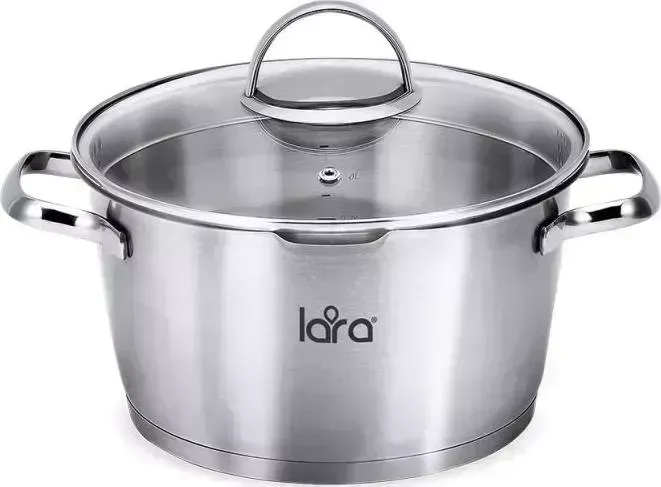 Кастрюля LARA LR02-512 крышка-дуршлаг