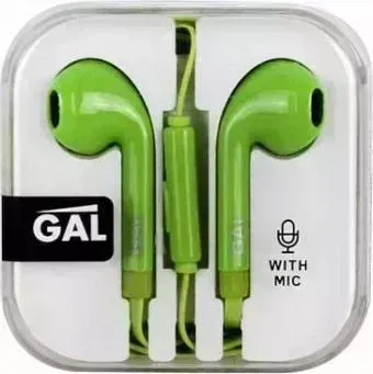 Наушники GAL HM-060GR зеленый