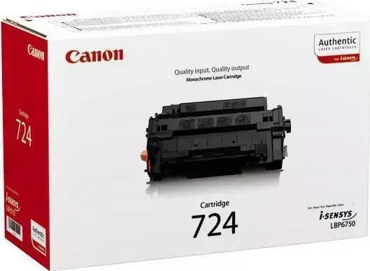 Расходный материал для печати CANON 724 черный