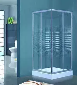 Душевой уголок TIMO VIVA Lux TL-8002 Romb Glass 80х80х200 см