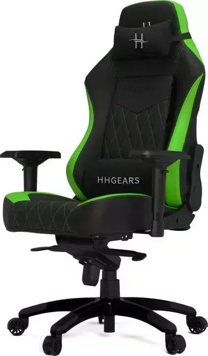 Кресло офисное HHGears XL800 PU Leather / black/green (XL800_BG)