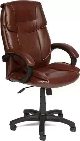 Кресло офисное TetChair OREON кож/зам коричневый 2 TONE/коричневый перфорированный 2 TONE