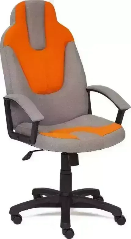 Кресло офисное TetChair NEO3 ткань серый/оранжевый С27/С23