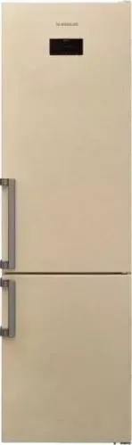 Холодильник SCANDILUX CNF 379 EZ B Beigh marble