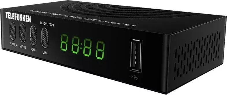 Ресивер цифровой TELEFUNKEN TF-DVBT229 черный