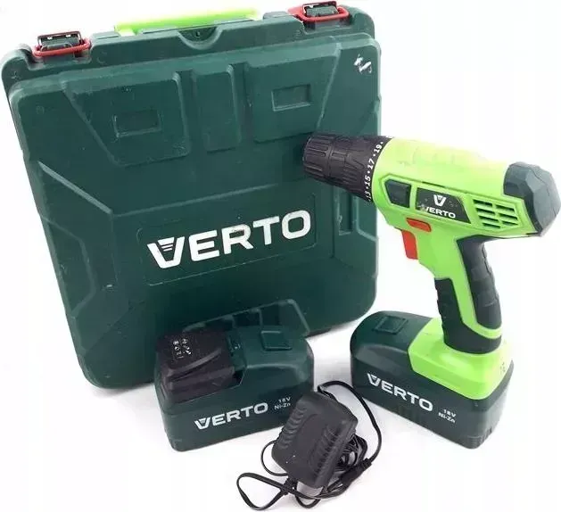 Дрель Verto 50G187 чемодан