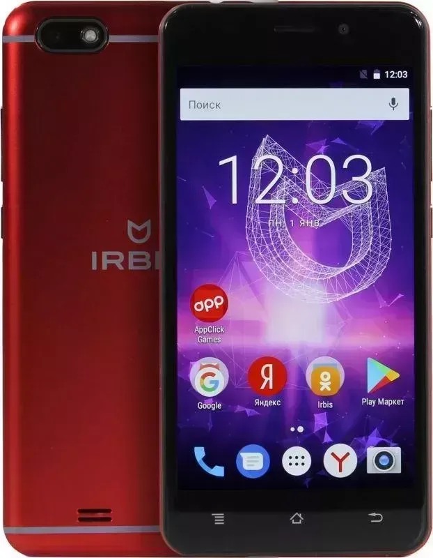 Смартфон IRBIS SP517 RED