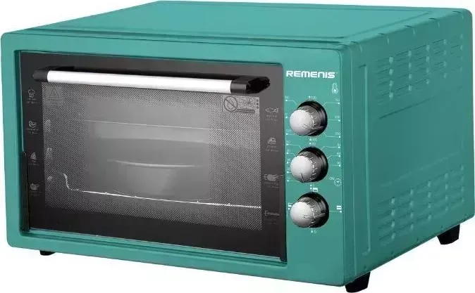 Мини-печь Remenis REM-5004 (42л) бирюзовый