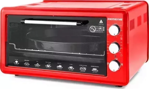 Мини-печь Remenis REM-5000 (36л) красный
