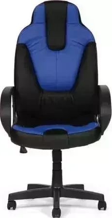 Кресло офисное TetChair NEO1 кож/зам, черный/синий, 36-6/36-39
