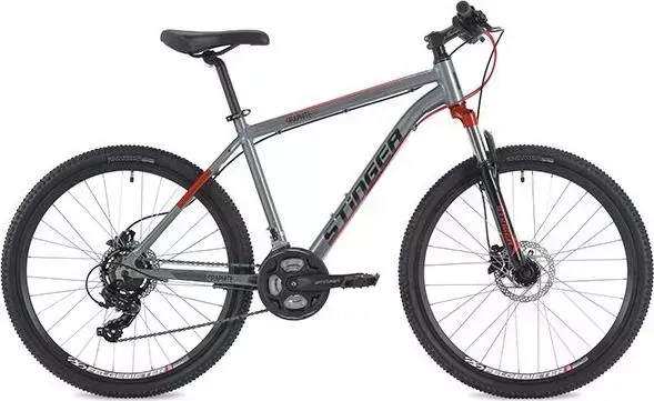 Велосипед STINGER Graphite Evo 26 серый (26AHD.GRAPHEVO.16GR8)