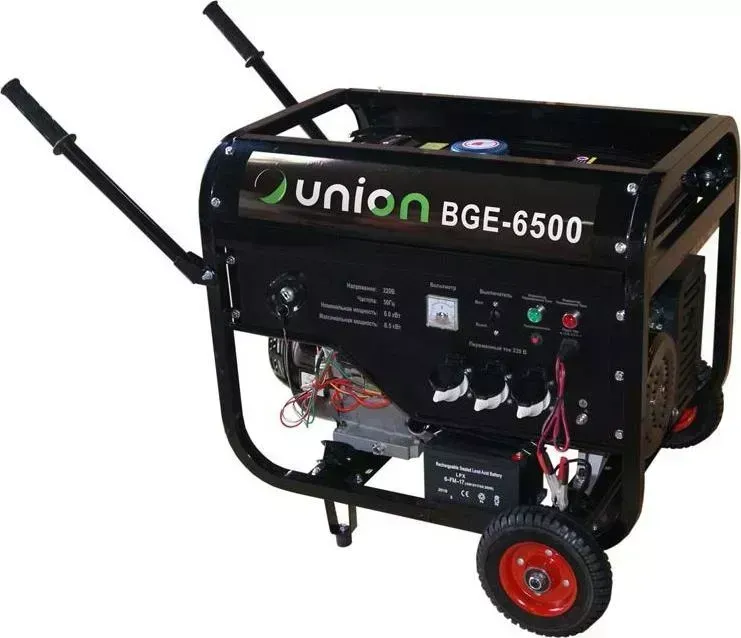 Генератор Union Электрогенератор BGE-6500