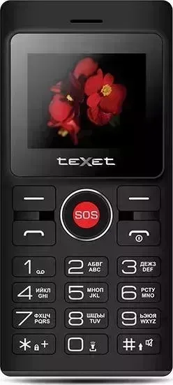 Смартфон TeXet teXet TM-106 черный-красный