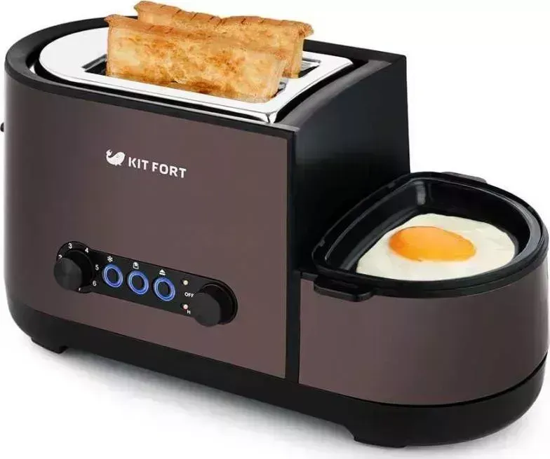 Тостер KITFORT KT-2012-3 темно-кофейный