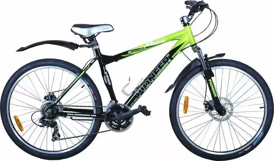 Велосипед PIONEER Master 19 white/green/grey взрослый 19"