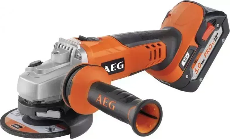 Шлифмашина угловая AEG BEWS18-115 LI-502C (4935464156)