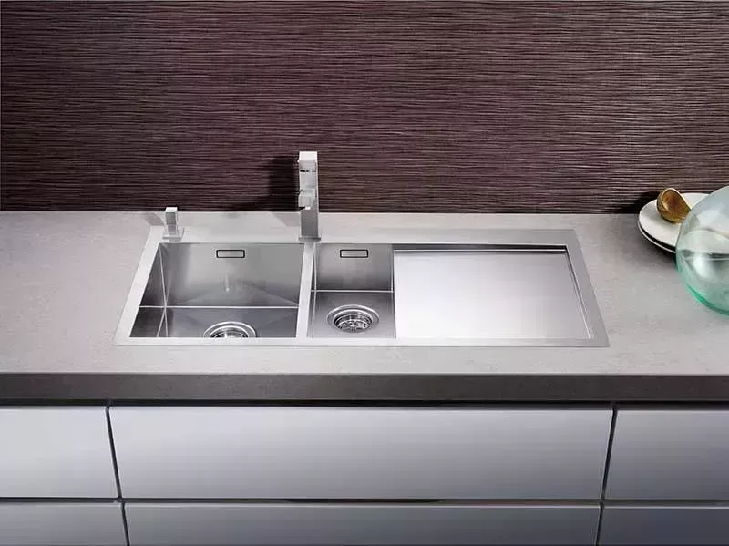 Мойка кухонная Blanco CLARON 6S-IF/А нерж. сталь зеркальная, чаша слева (521646)