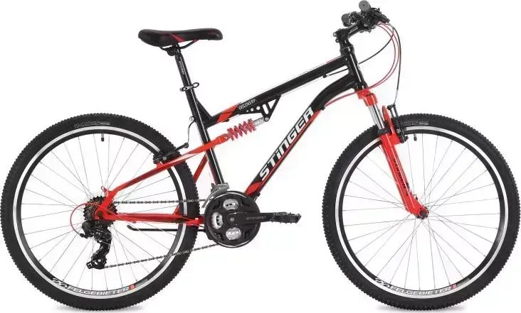 Велосипед STINGER Discovery 26 черный (26SFV.DISCO.18BK8)