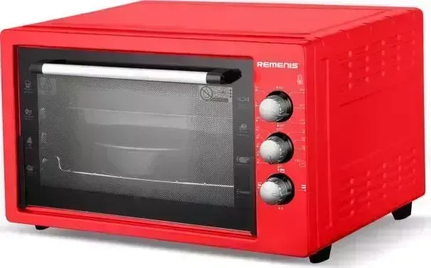 Мини-печь Remenis REM-5004 (42л) красный