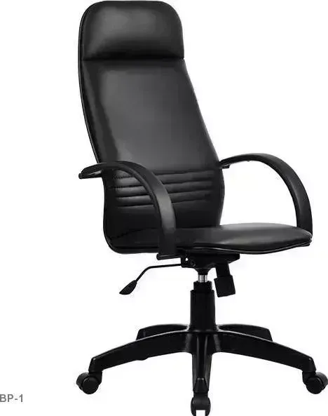 Кресло офисное Метта BP-1 PL N48 ЭКОкожа BENT черный