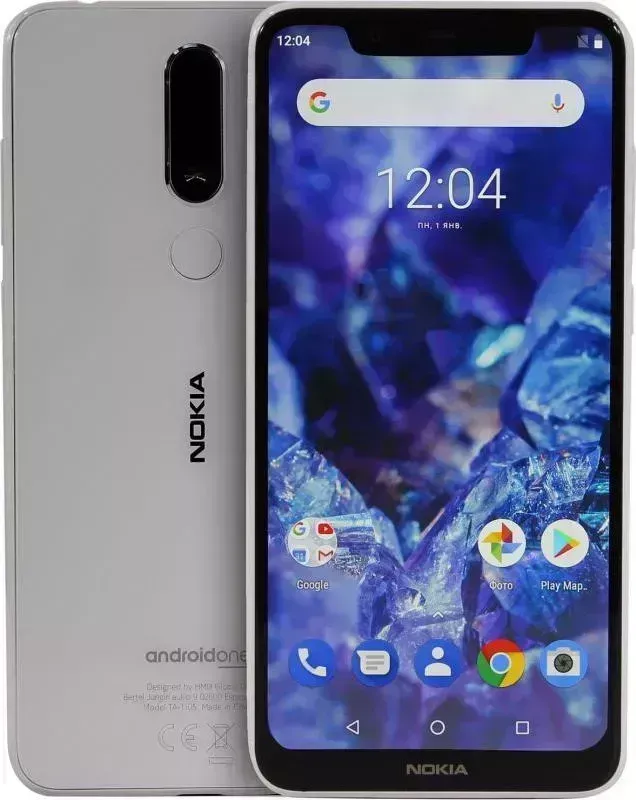 Смартфон NOKIA 5.1 Plus DS White (TA-1105)