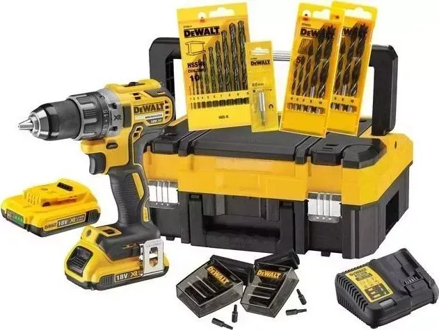 Дрель DEWALT DCK791D2T-QW(+Набор принадлежностей)
