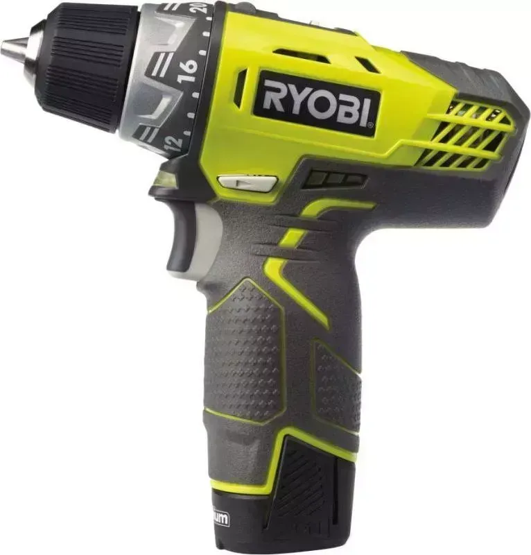 Дрель RYOBI R12DD-LL13S сумка (5133001802)