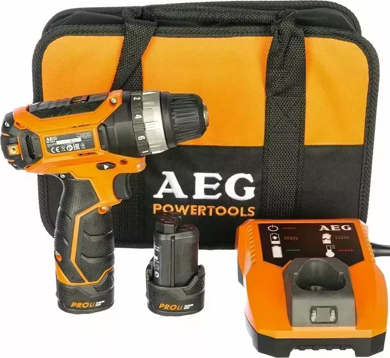Дрель AEG BS 12C2 LI-202B (448465)