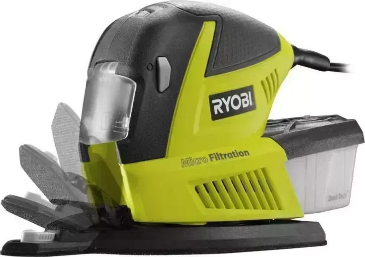 Шлифовальная машина RYOBI RMS170-G коробка