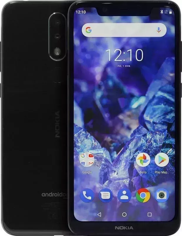 Смартфон NOKIA 5.1 Plus DS Black (TA-1105)