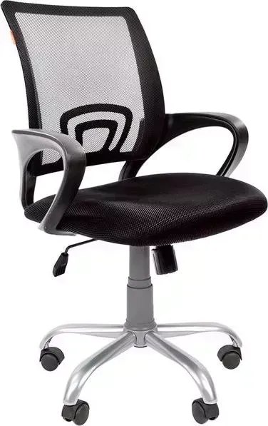 Кресло офисное CHAIRMAN 696 Silver TW черный