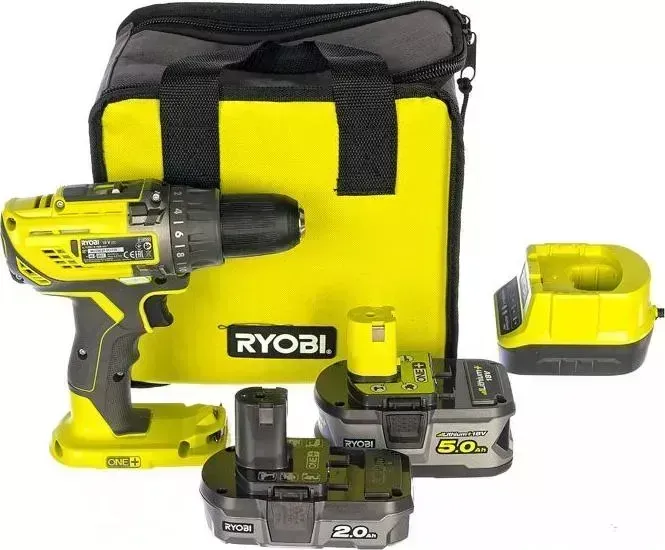 Дрель RYOBI R18DD3-252S