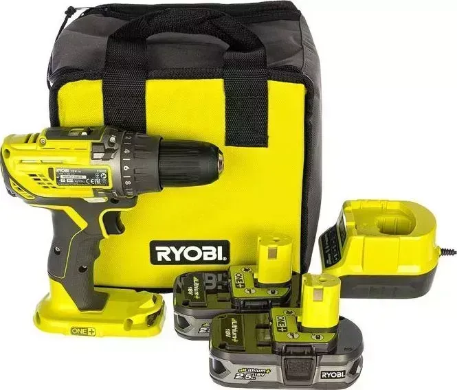 Дрель RYOBI R18DD3-225S