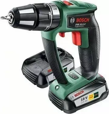 Дрель BOSCH PSB 18 LI-2/2 Ergonomic (0.603.9B0.301)