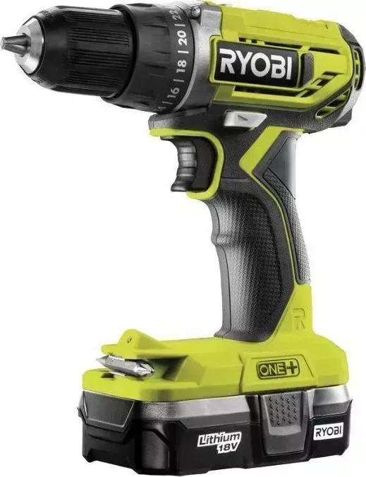 Дрель RYOBI R18DD2-213S
