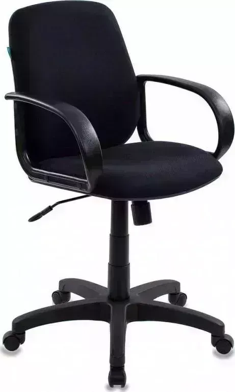 Кресло офисное БЮРОКРАТ CH-808-LOW-V/BLACK низкая спинка черный 10-11