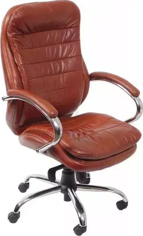 Кресло офисное БЮРОКРАТ T-9950AXSN/BROWN-PU сиденье коричневый искусственная кожа