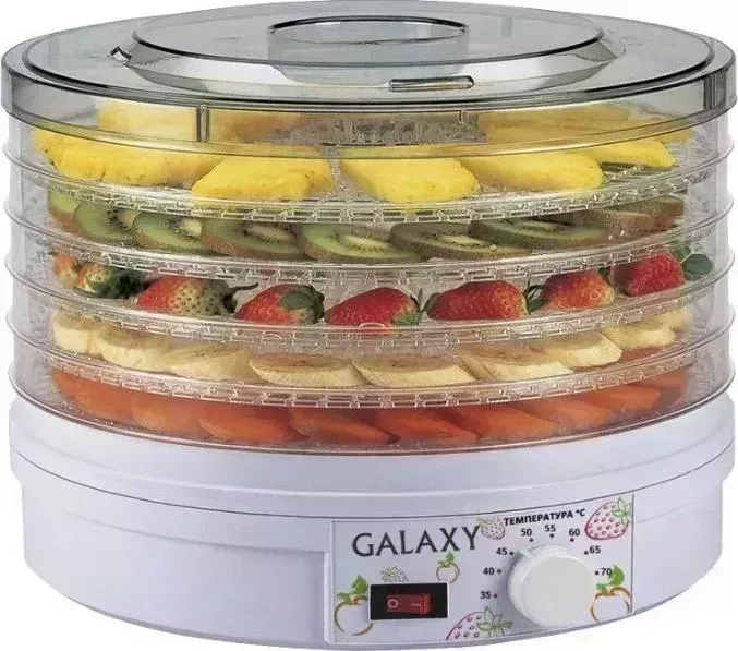 Сушилка для овощей и фруктов GALAXY продуктов GL 2633