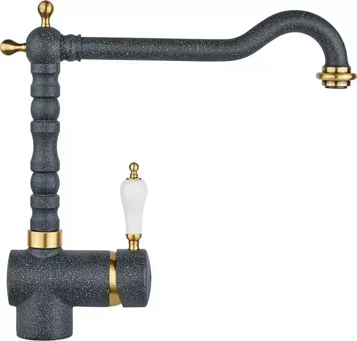 Смеситель для кухни KUPPERSBERG LONDRA KG 2471 GREY METAL/BRONZE