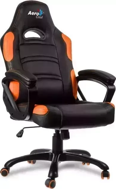 Кресло офисное AEROCOOL AC80C AIR-BO черно-оранжевое